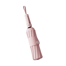 Auto Open Close Paraplu Extra grote winddichte dikkere-Roze 1