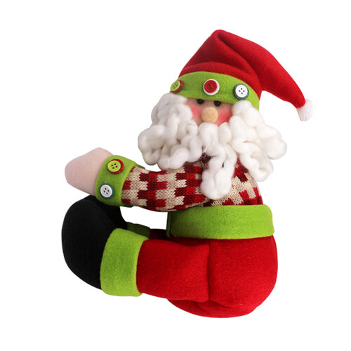 Santa Snowmans Christmas Tree Toppers Soft Textile-C