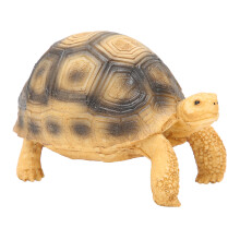 Estatua decorativa de tortuga sulcata, figura realista de tortuga gigante para interiores, jardín, fuente de agua y proyectos de decoración DIY.