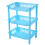 Freestanding Bathroom Shelf for Kitchen Storage, Triangle Storage Rack with Detachable Adjustable Design, Stable and Secure PP Material Organizer with 1