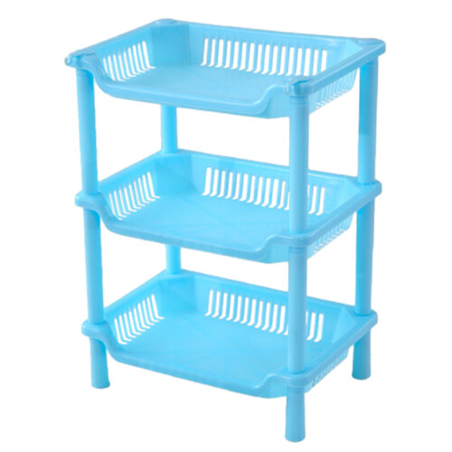 Freestanding Bathroom Shelf for Kitchen Storage, Triangle Storage Rack with Detachable Adjustable Design, Stable and Secure PP Material Organizer with