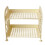 Shelf Organizer for Kitchen Bathroom Vanity, Office Desk Shelf Organizer, Double-Layer Design, Removable Easy to Clean Structure with Foldable Frame a 1