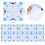 Self Adhesive Backsplash Tile Stickers With Compact Storage Design, Durable Removable Waterproof Vinyl Decals In Unique Pattern For Kitchen Bathroom 8
