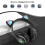Ασύρματα ακουστικά, φώτα LED και άνετο ρυθμιζόμενο στήριγμα κεφαλής, τεχνολογία 3