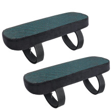 Ergonomisk armpude, armlænspuder til kontorstol med aftageligt, vaskbart betræk for maksimal hygiejne, kerne af memory foam-bomuld med kølende