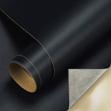Zelfklevende kunstleren vellen, glad kunstleer voor het repareren van banken, stoelen en tassen, duurzaam en krasbestendig vinylmateriaal.