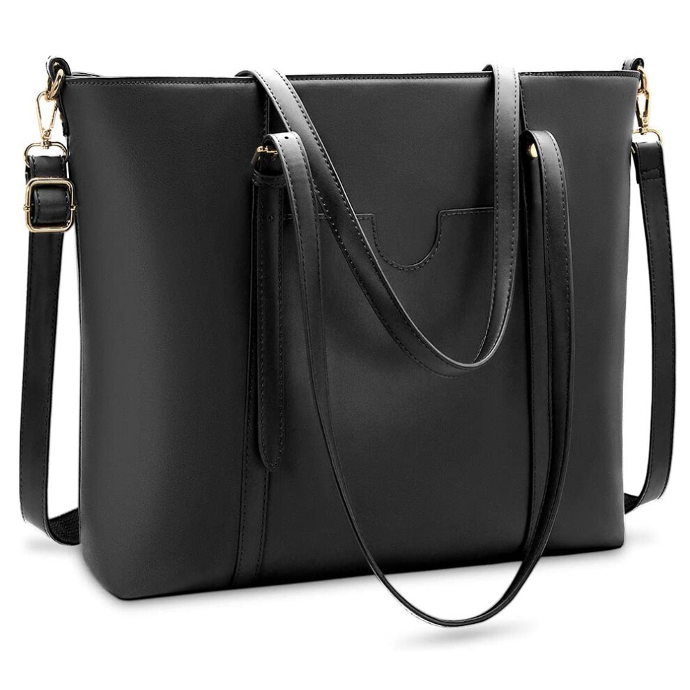 Satisfied After-Sale Service, Women's Laptop Bag With High Quality Pu Leather And Main Inner Compartment For Business Trips Meetings Shopping Travel 9128293035064