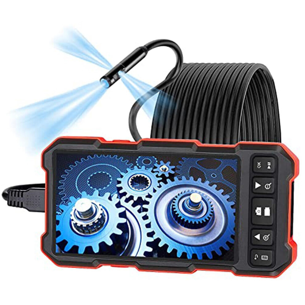 Camera Endoscope, 5Inch Ips Screen, Portable Handheld For Industrial Pipes And Automotive Inspection 9426802383317