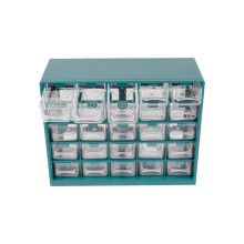 Professional Parts Keepers Clear Stacking Drawers-dark green