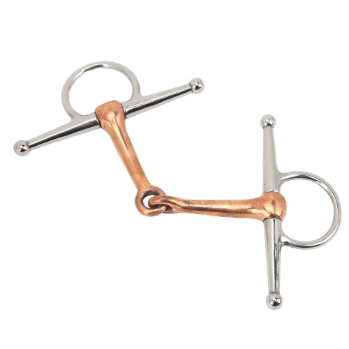 Durable 125mm Full Cheek Horse Snaffle Bit - Safe and Beautiful 2