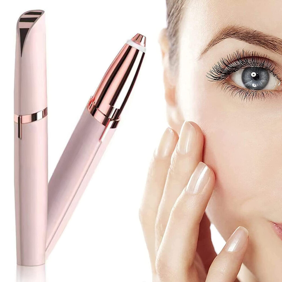 Light Eyebrow Epilator Rechargeable Trimmer For Women, Usb Electric With Led