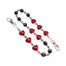 Hart kralen taille ketting punk broek ketting voor jeans-SS2