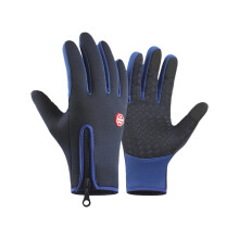 Gants imperméables unisexes pour écran tactile, pour le-Bleu L