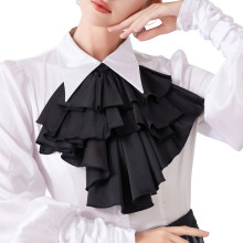 White Detachable Ruffled Flouncing Collar Feminine Fashion