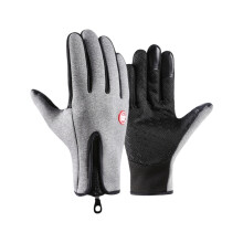 Gants imperméables unisexes pour écran tactile, pour le-Gris M