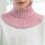 Practical Neck Warmer Knitted Turtleneck Elastic-skin powder 6