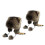 Furry Soft Raccoon Hat Warm-primary color Small and medium. 1