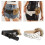 Ceinture ornée de rivets à bascule, ceinture flexible en-Blanc 3