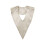 Single Color Academic Graduation Stole With V Shape-Silver 1