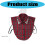 Quick Release False Shirt Collar Crystal Detail Durable-Blue 4