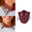 Quick Release False Shirt Collar Crystal Detail Durable-Blue 3