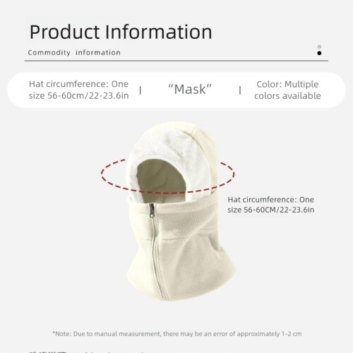 Extreme Cold Day Neck Gaiter Hat With Facemask For-Gray 1