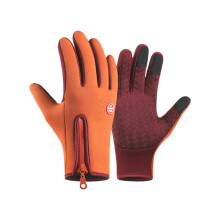 Gants imperméables unisexes pour écran tactile, pour le-Orange M