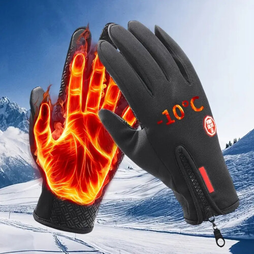 Gants unisexes compatibles avec écran tactile, construction-Noir 2