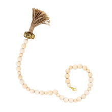 Hanging Dog Training Door Bells Soft Doorbell Chain for Potty Training Weaving with Wooden Beads Effective Dog Training Accessories for Puppies