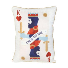 Something Different King of the Sofa Playing Card Cushion