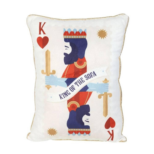 Something Different King of the Sofa Playing Card Cushion