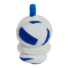 Plush Ear Warmers with Ball Design Winter Warm Ear Muffs-Blue