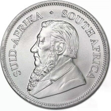 South Africa 1 Oz Silver Krugerrand Bu Coin