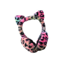 Thermally Ear Covers With Cartoon Leopard Design-Colorful