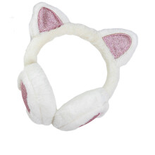 Reusable Coldproof Ear Muffs Nonslip Foldable Design-White