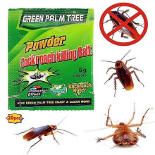 20PCS Cockroach Killing Bait Powder Eco-Friendly Effective Medicine Insecticide Roach Killer Pest Control Kitchen Restaurant