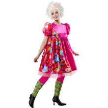 (S, Pink/Multicoloured) Barbie Womens/Ladies Weird Barbie Costume Dress