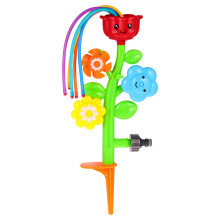 Outdoor Water Spray Sprinkler Backyard Spinning Sprinkler Toy Shape Swirl Game Toy for Children Toddlers Outdoor Play
