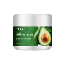 Avocado Hair Removal Cream – Gentle and Fast for Underarms and Legs, Moisturizing, Smooth Skin (3PCS)