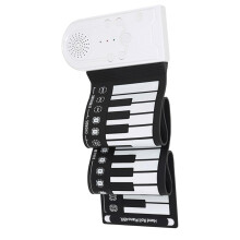 Foldable Key RollUp Silicone Electronic Keyboard for Beginners, Easy to Transport for Adults