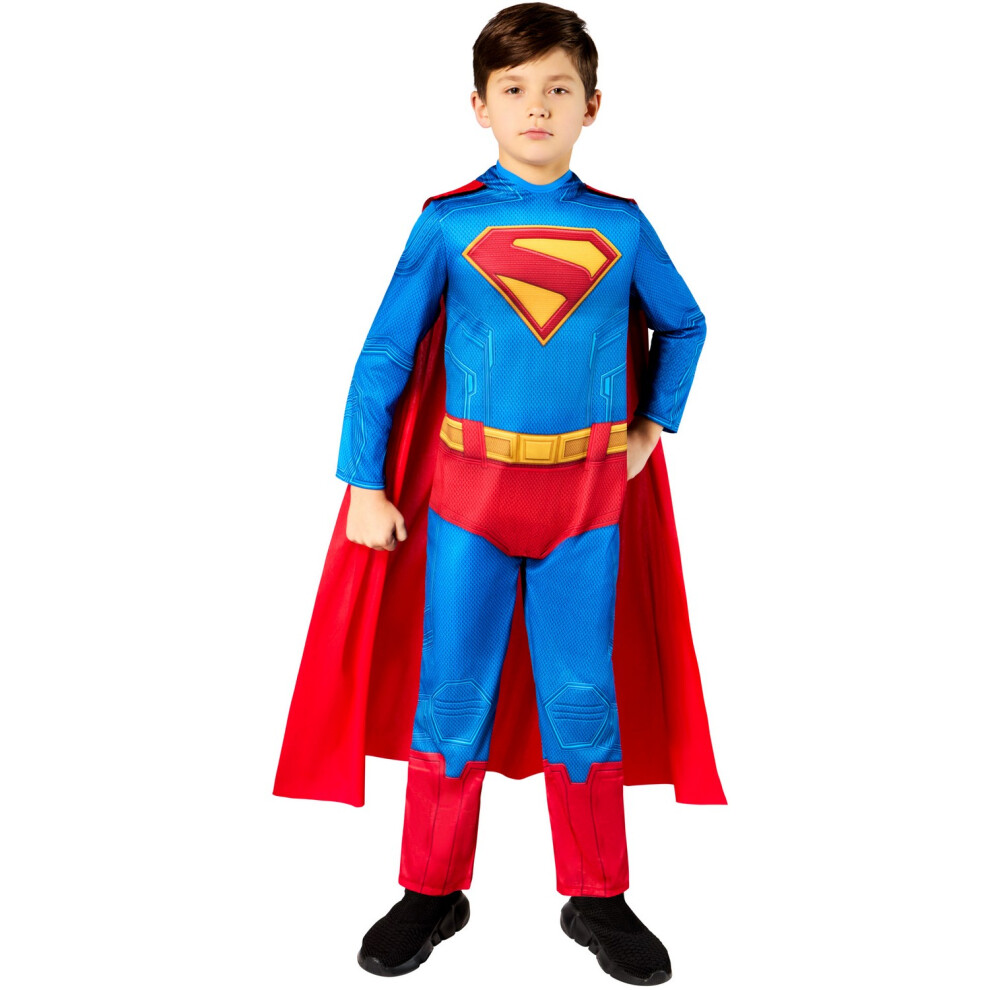 Superman (9-10 Years, ) Childrens/Kids Costume Blue/Red