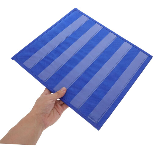 Double Sided Desktop Pocket Chart Stand With Stable Triangular Base And Space Saving For Classroom Charts 1