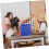 Double Sided Desktop Pocket Chart Stand With Stable Triangular Base And Space Saving For Classroom Charts 5