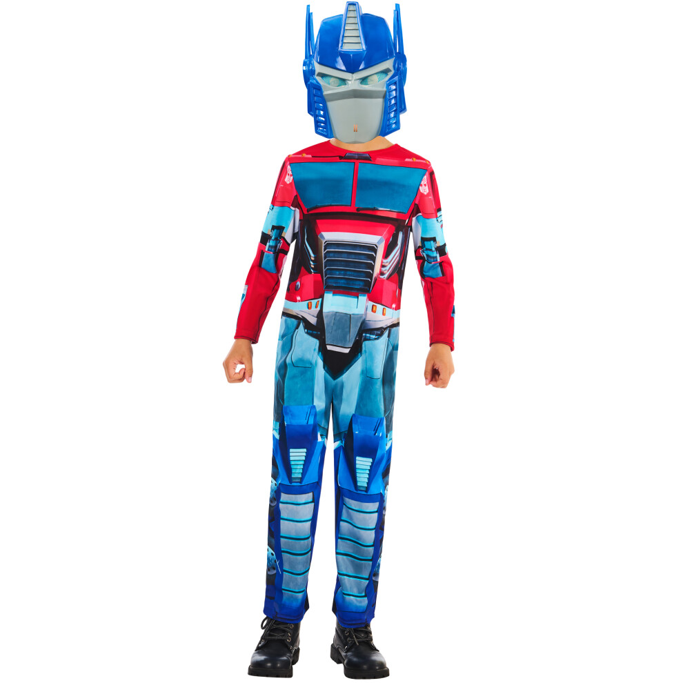 Transformers (9-10 Years, Blue/Red) Childrens/Kids Earth Spark Optimus Prime Costume Set
