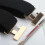 Stretchy Polyester Belt-Apricot brown and bl square buckle 6