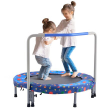 Trampolino - DUOKU - 36 pollici - Pieghevole - Interno/Esterno - Con Maniglia
