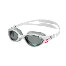 (One Size, White/Smoke) Speedo Unisex Adult 2.0 Biofuse Swimming Goggles