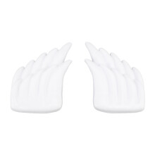 Wings For Shoes Angel Wings Shoe Accessories Funny Toe Shoe Charm Set Cute Clog Sandals Decorative Charms Cute Fashion Higher Quality Plastic Material