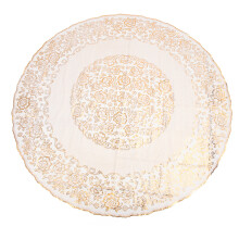 Lace Tablecloth With Embroidered Design Farmhouse Style PVC Material Elegant Decoration For Dining Tables Waterproof Reusable Table Cover Machine Wash
