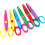 6Pcs Kids Craft Scissors Kid Safe Soft Grip Plastic Handle 5 Inch 1